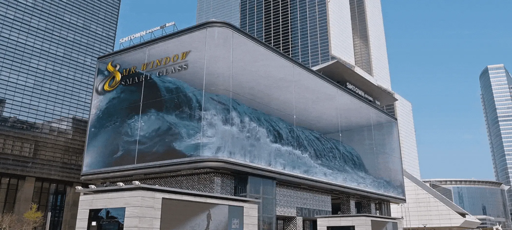 Crystal LED Film ฟิล์ม LED โปร่งใส ติดกระจก